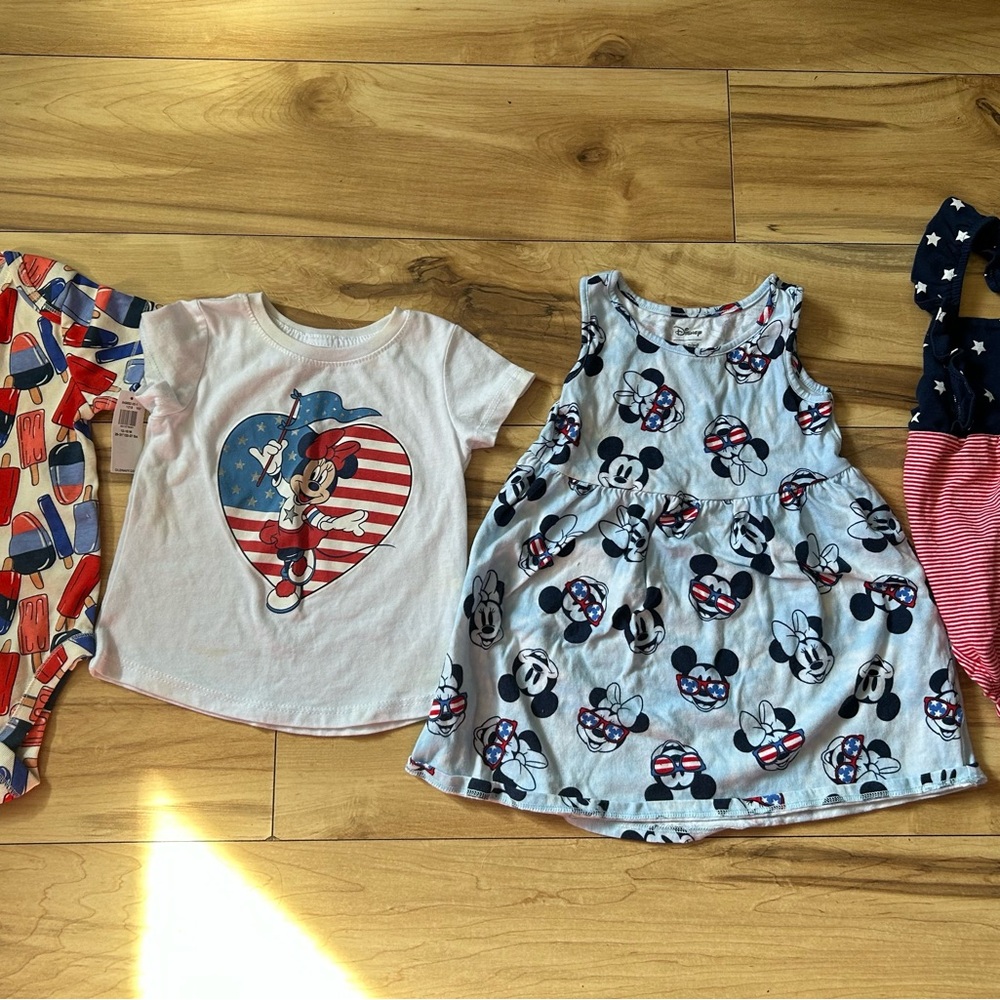 Baby girl 4th of July bundle